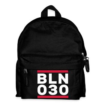 Berlin 030 - Kinder Rucksack - Schwarz - Vorne