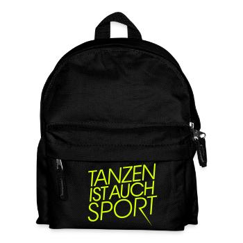 Tanzen ist auch Sport - Kinder Rucksack - Schwarz - Vorne