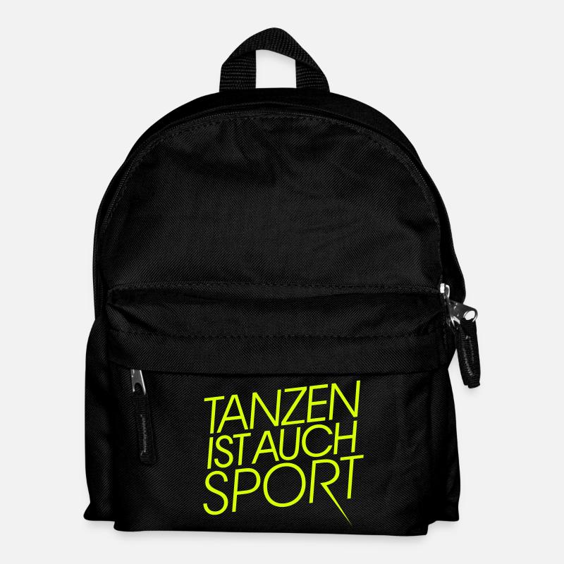 Tanzen ist auch Sport - Kinder Rucksack - Schwarz