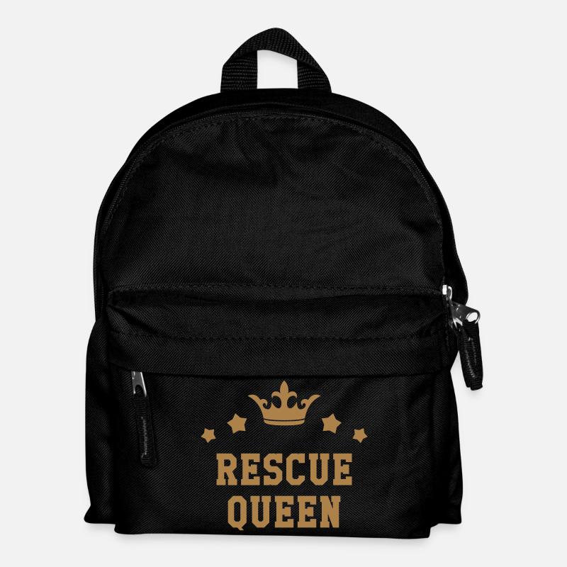 Erste Hilfe / Retter / Retterin / Arzt - Kinder Rucksack - Schwarz