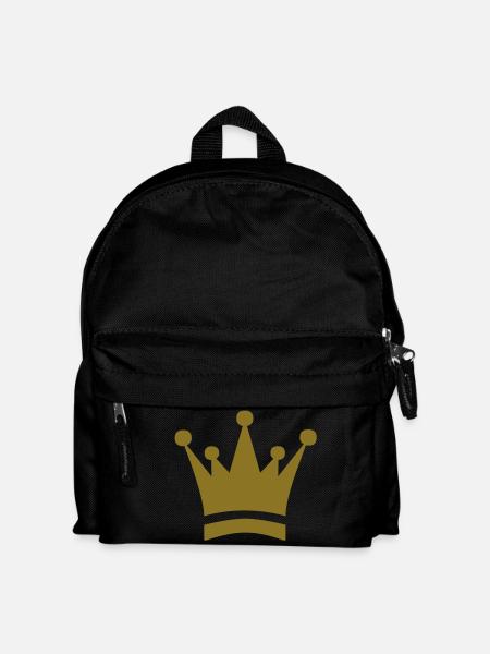 Krone - Kinder Rucksack - Schwarz