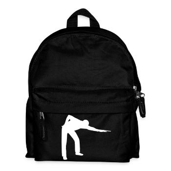 SNOOKER - PLAYER Icon - Kinder Rucksack - Schwarz - Vorne