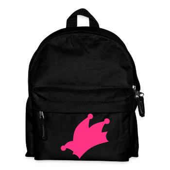 Narrenkappe / Fasching / Karneval - Kinder Rucksack - Schwarz - Vorne