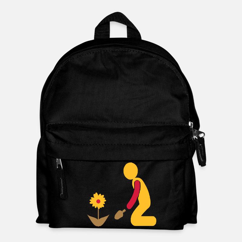 Garten - Kinder Rucksack - Schwarz