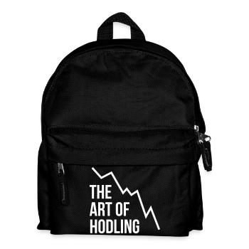 L'art de Hodling - Sac à dos Enfant - noir - Devant