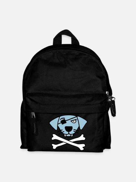 pirate_dog_042013_a_3c - Sac à dos Enfant - noir