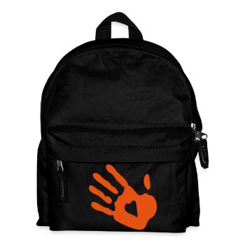 Coeur main - Sac à dos Enfant - noir - Devant