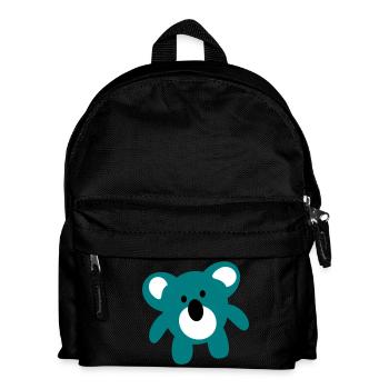 koala - Kinder Rucksack - Schwarz - Vorne
