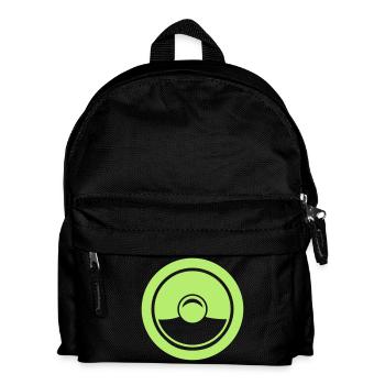 Bassbox Lautsprecher Musik Beat Sound Box - Kinder Rucksack - Schwarz - Vorne