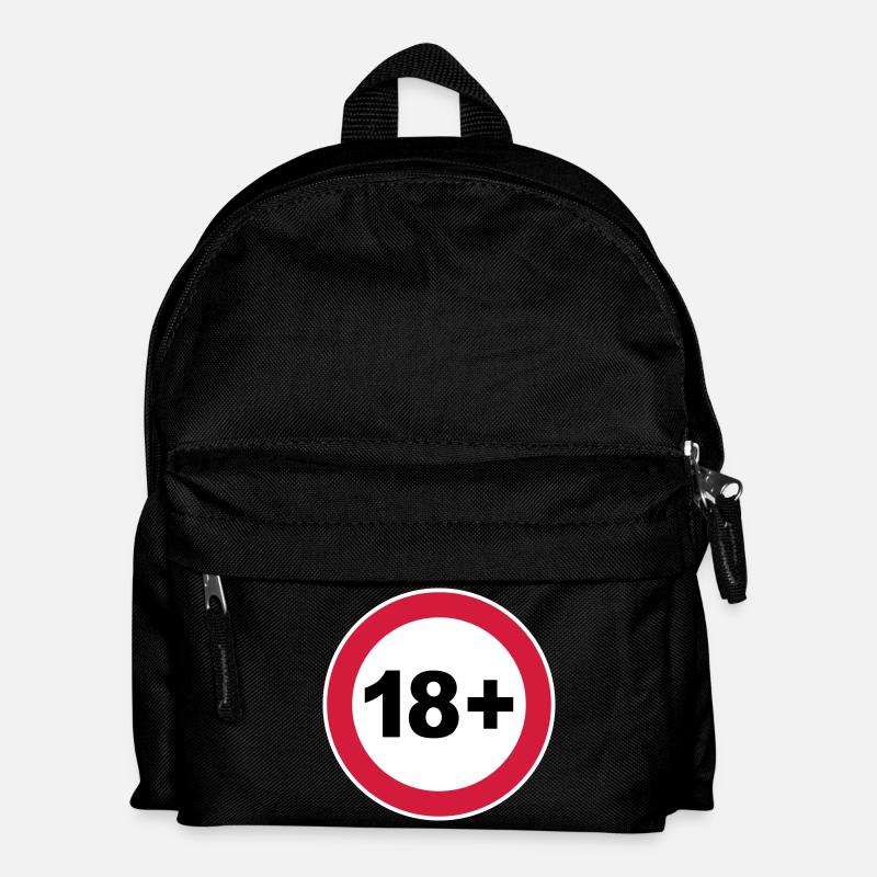 18/18 ans. / 18+ - Sac à dos Enfant - noir