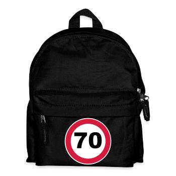 70th Birthday - Kids' Backpack - black - Front
