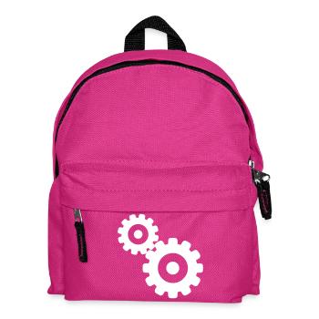 Gears - Kids' Backpack - fuchsia - Front