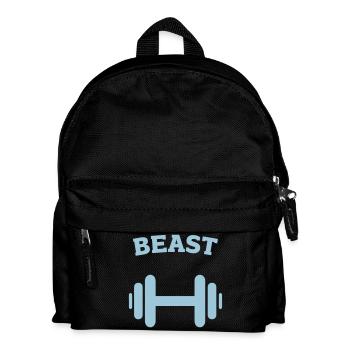 Beast. Paar. Gym. Heben - Kids' Backpack - black - Front