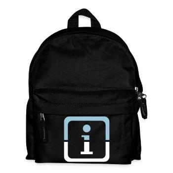 Info 30 - Kinder Rucksack - Schwarz - Vorne