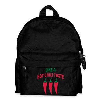 LIKE A HOT CHILI TASTE - Kinder Rucksack - Schwarz - Vorne