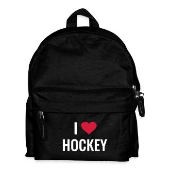 Hockey - J’adore le hockey - Sac à dos Enfant - noir - Devant