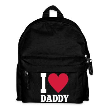 J'aime papa - Sac à dos Enfant - noir - Devant