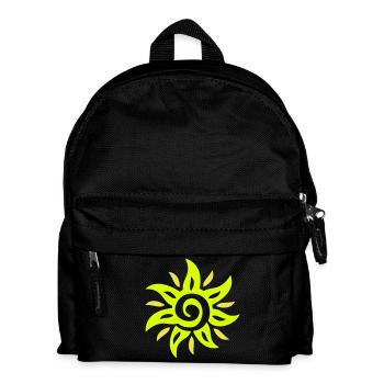 SUNshine - Kinder Rucksack - Schwarz - Vorne