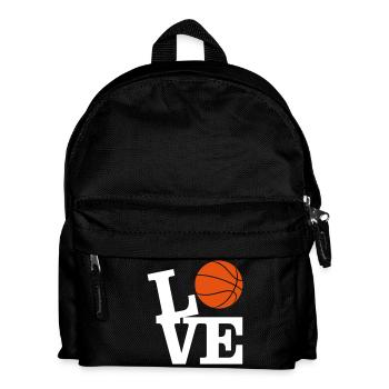 Love Basketball - Kids' Backpack - black - Front