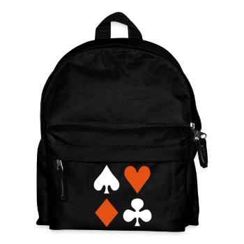 Poker - Kids' Backpack - black - Front