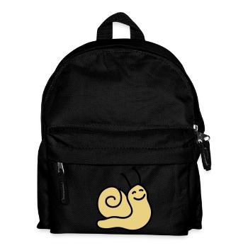 Cheerful Snail - Kids' Backpack - black - Front