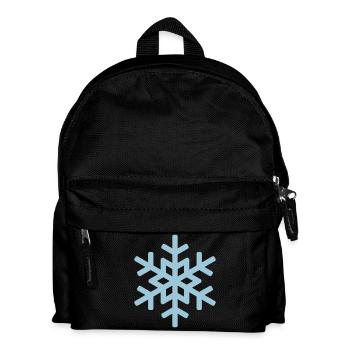 flocon de neige 1 - Sac à dos Enfant - noir - Devant