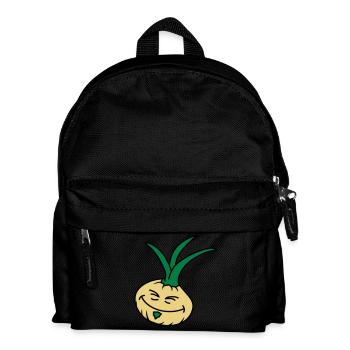 Funny Onion - Kinder Rucksack - Schwarz - Vorne
