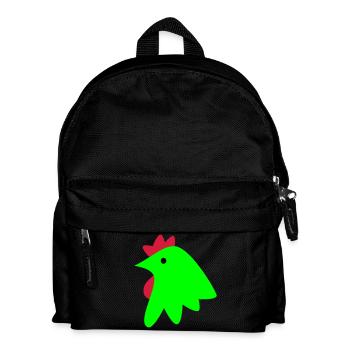 Rooster - Kids' Backpack - black - Front