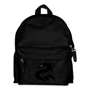 tatouage de fantaisie de dragon - Sac à dos Enfant - noir - Devant