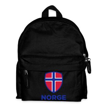 Drapeau national de Norvège - Sac à dos Enfant - noir - Devant