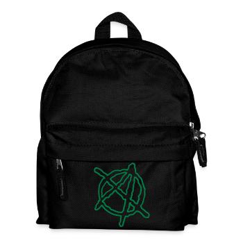 Anarchie Contours dessinés à la main - Sac à dos Enfant - noir - Devant