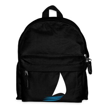 segel-cap - Kinder Rucksack - Schwarz - Vorne
