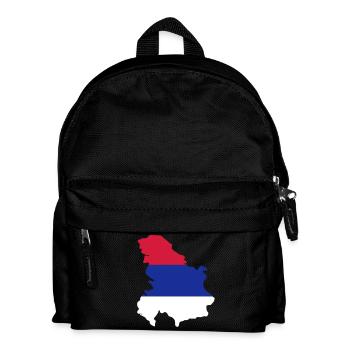 Serbia - Kids' Backpack - black - Front