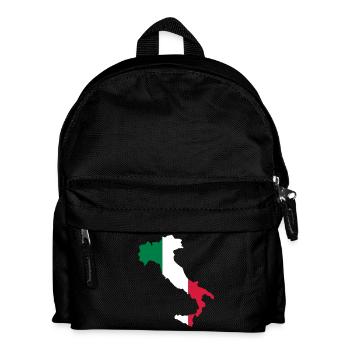 Italien - Kinder Rucksack - Schwarz - Vorne