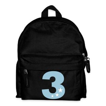 3 ème anniversaire trois troisième anniversaire - Sac à dos Enfant - noir - Devant