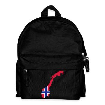 Norwegen - Kinder Rucksack - Schwarz - Vorne