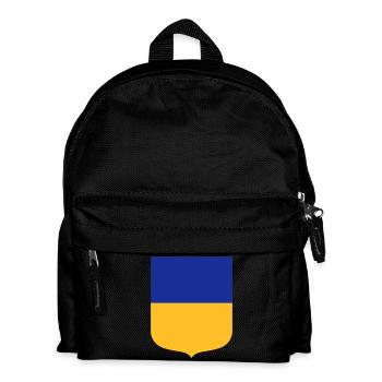 Ukraine - Kinder Rucksack - Schwarz - Vorne