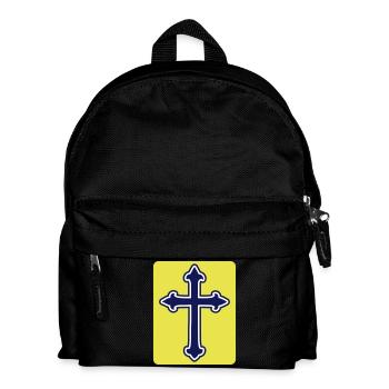 Cross symbol - Kids' Backpack - black - Front