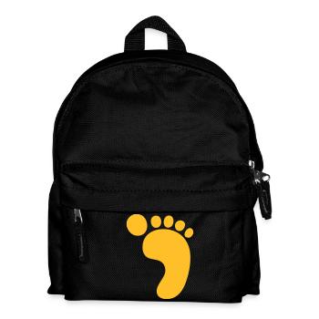 Big Footprint! - Kids' Backpack - black - Front