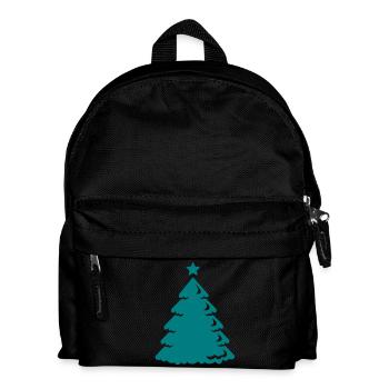 Noël - Noël - Noël - Arbre de Noël - 1C - Sac à dos Enfant - noir - Devant