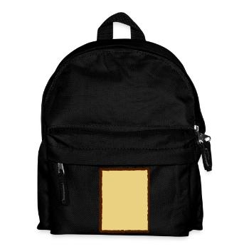 Broken old frame - Kids' Backpack - black - Front