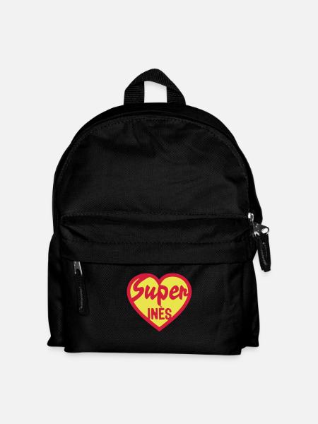 coeur heart super ines - Sac à dos Enfant - noir