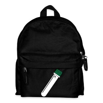 PETling 2farbig - geocaching Container - Kinder Rucksack - Schwarz - Vorne
