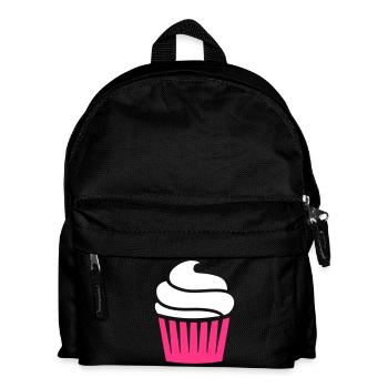 cupcake bicolore - Sac à dos Enfant - noir - Devant