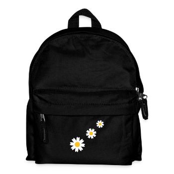 3_flowers - Kinder Rucksack - Schwarz - Vorne