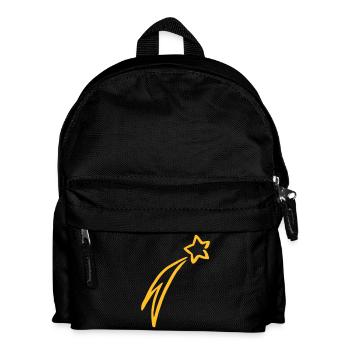 Sternschnuppe drawing - Kinder Rucksack - Schwarz - Vorne