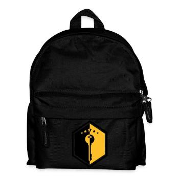 Schlosser / Schloss / Arbeit / Job - Kinder Rucksack - Schwarz - Vorne