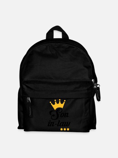 Schwiegervater Schwiegermutter Tochter Sohn - Kinder Rucksack - Schwarz