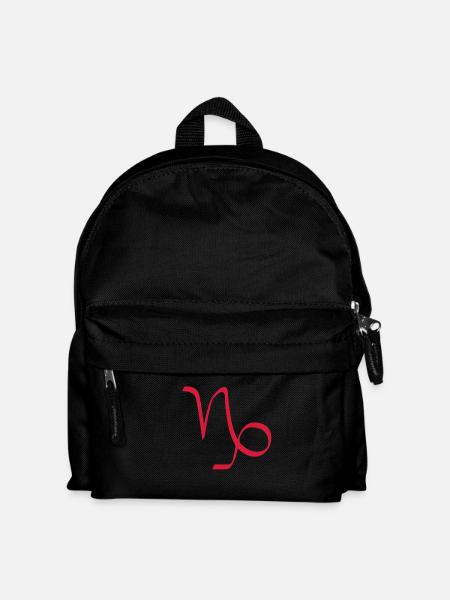 Capricorn zodiac - Kids' Backpack - black