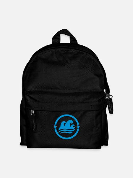 Surfen / Surfer / Surf / Surfing / Strand - Kinder Rucksack - Schwarz